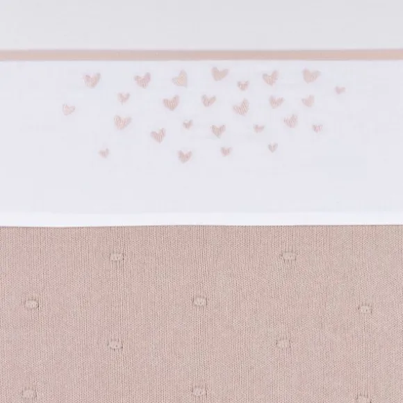 Meyco Hearts Ledikantlaken - 100 x 150 cm - Soft Pink