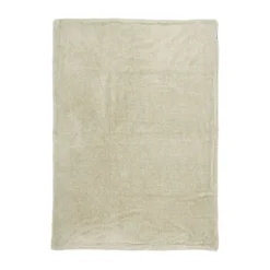 Meyco Knit Basic Fleece Ledikantdeken 100 x 150 cm Sand Melange
