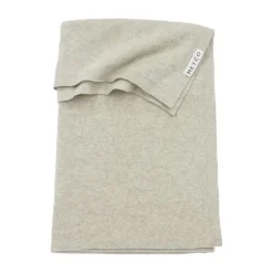 Meyco Knit Basic Ledikantdeken Sand Melange 100 x 150 cm