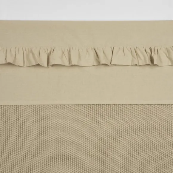 Meyco Ledikantlaken - Ruffle - White