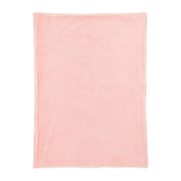 Meyco Mini Knots Fleece Wiegdeken 75 x 100 cm Soft Pink