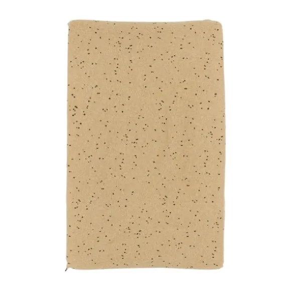 Meyco Rib Mini Spot Waskussenhoes - Toffee Melange