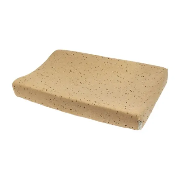 Meyco Rib Mini Spot Waskussenhoes - Toffee Melange