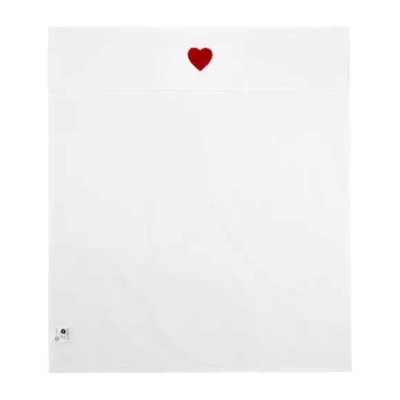 Meyco Sweet Heart Ledikantlaken - 100 x 150 cm - Red