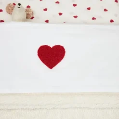 Meyco Sweet Heart Ledikantlaken - 100 x 150 cm - Red