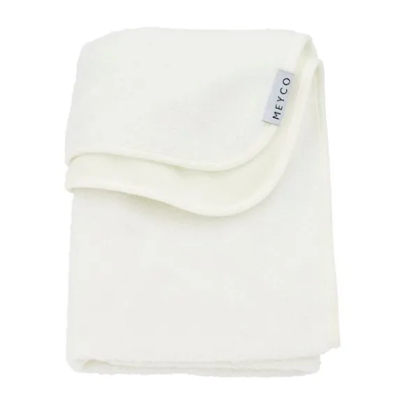 Meyco Uni Boucle Deken Offwhite