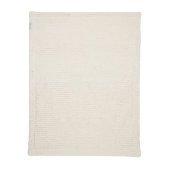 Meyco Wafel Teddy Ledikantdeken - 100 x 150 cm - Olive Green