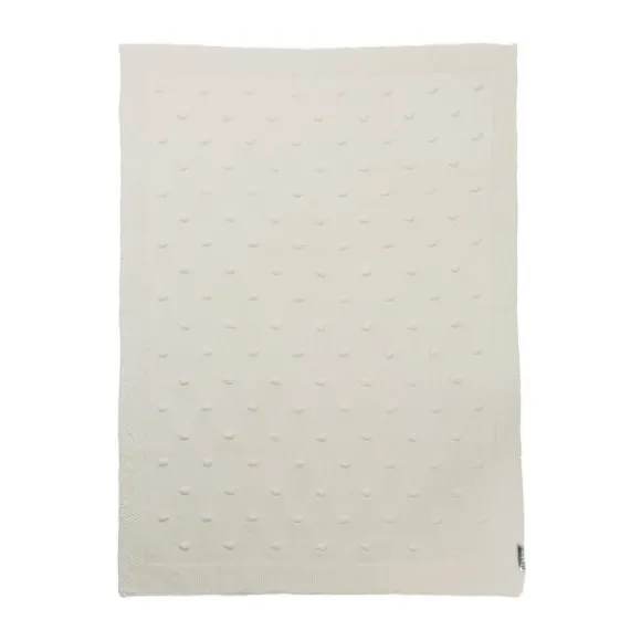 Meyco Wiegdeken Knots Offwhite 75 x 100 cm