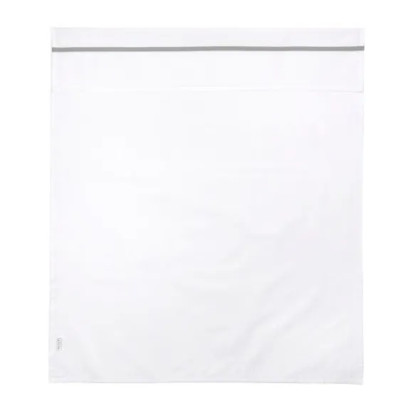 Meyco Wieglaken Wit Met Bies Grijs 75 x 100 cm