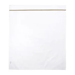 Meyco Wieglaken Wit Met Bies Grijs 75 x 100 cm