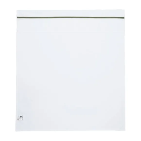 Meyco Wieglaken Wit Met Bies Grijs 75 x 100 cm