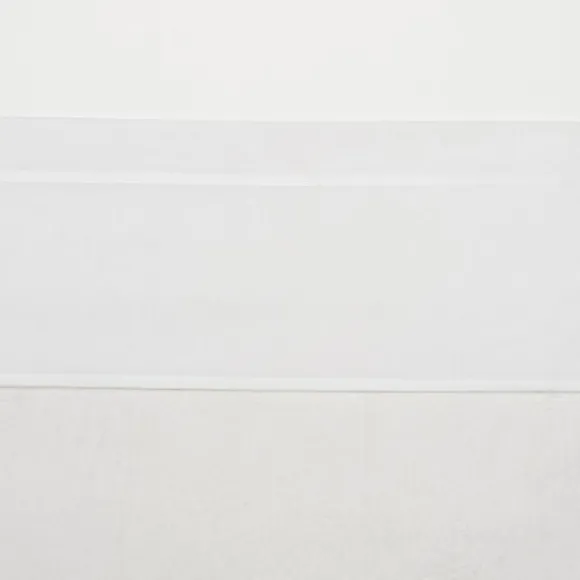 Meyco Wieglaken Wit Met Bies Grijs 75 x 100 cm