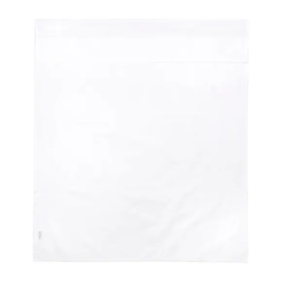 Meyco Wieglaken Wit Met Bies Grijs 75 x 100 cm
