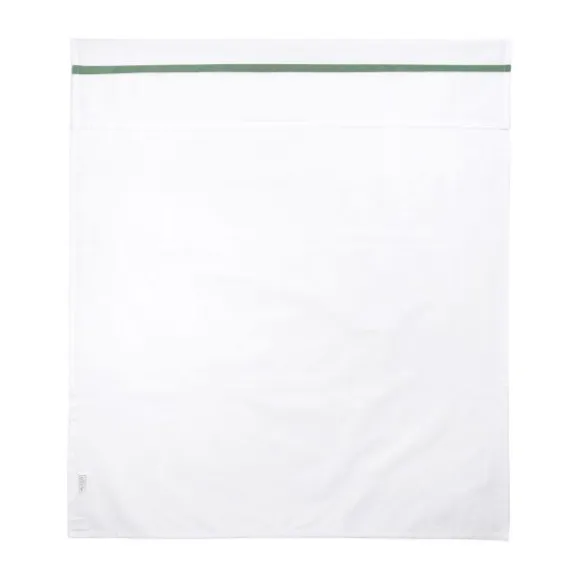 Meyco Wieglaken Wit Met Bies Grijs 75 x 100 cm