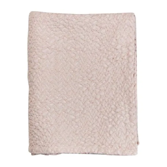 Mies & Co Honeycomb Wiegdeken Soft Pink 70 x 100 cm