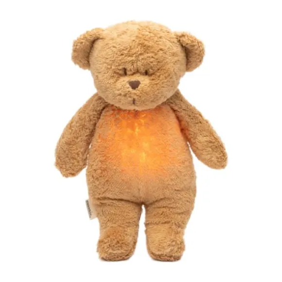 Moonie The Humming Bear Slaapknuffel - Cappuccino