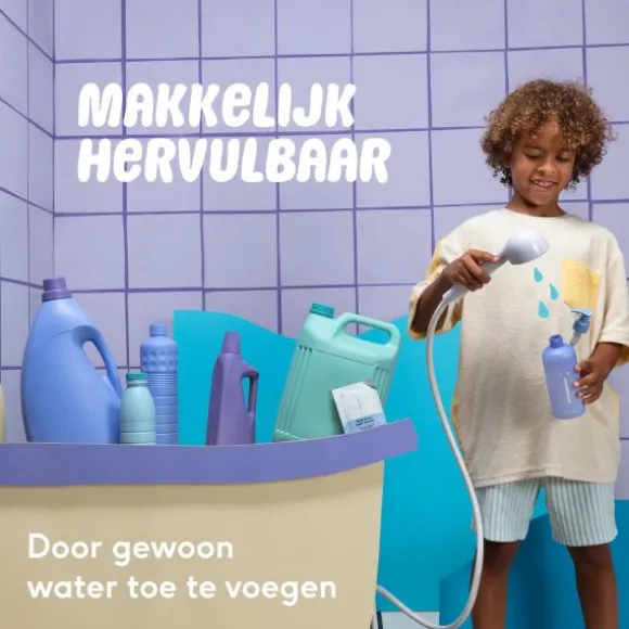 Naïf Pump Bottle + Bath Foam Navulpoeder