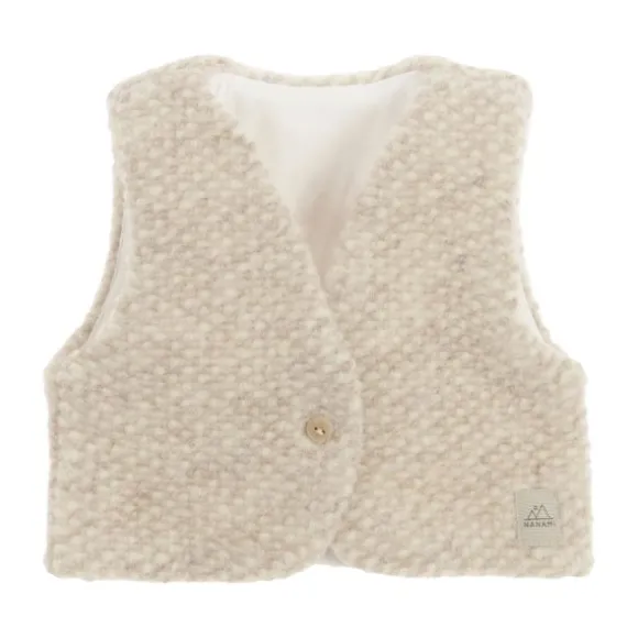 Nanami Bodywarmer - Mt. 62‑68 - Volumewol - Beige