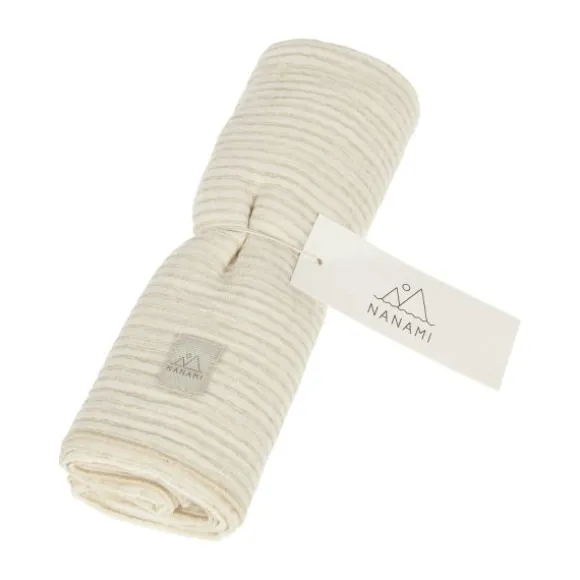 Nanami Diaper - Stripe - 60 x 60 cm - Dark Sand