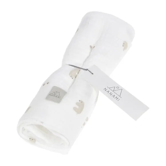 Nanami Polarbear Hydrofiel Luier - 60 x 65 cm - Off White