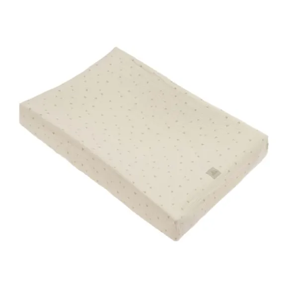 Nanami Waskussenhoes - Mousseline - Heart Beige/Earth
