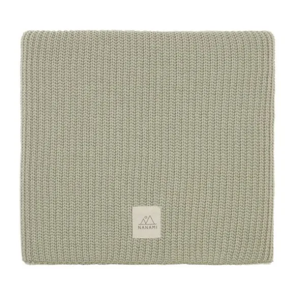 Nanami Wiegdeken - Rib Knit - 75 x 100 cm - Eucalyptus