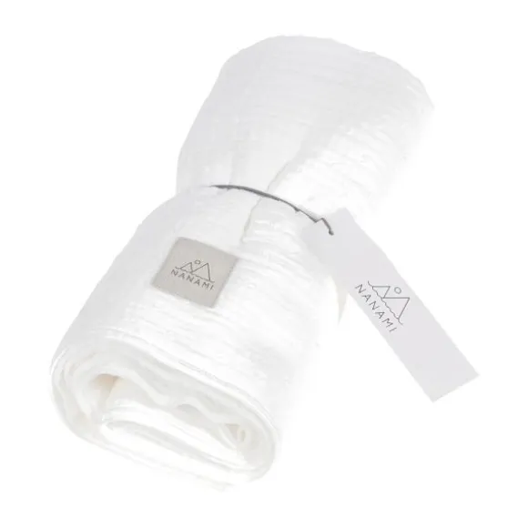 Nanami Woven Dot Hydrofiel Luier - 60 x 65 cm - Off White