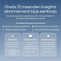 Nanit Pro Camera Babyfoon - Met App + Flex Stand & Breathing Band