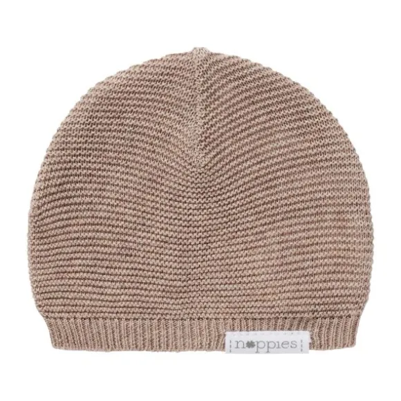 Noppies Knit Rosita Mutsje Taupe Melange 0-3 Mnd