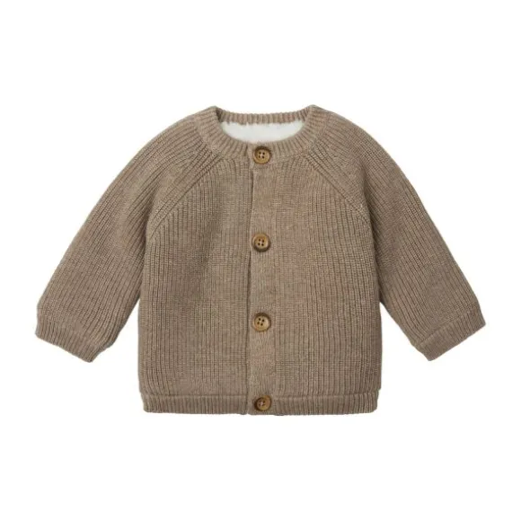 Noppies Nevers Knit Vestje - Taupe Melange - Mt. 50