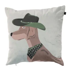 Overseas Kussen Bob - 45x45 cm - Soft Green