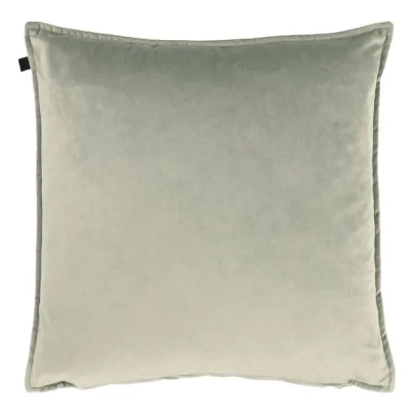 Overseas Middlestitch Kussen - 60 x 60 cm– Velours – Beige