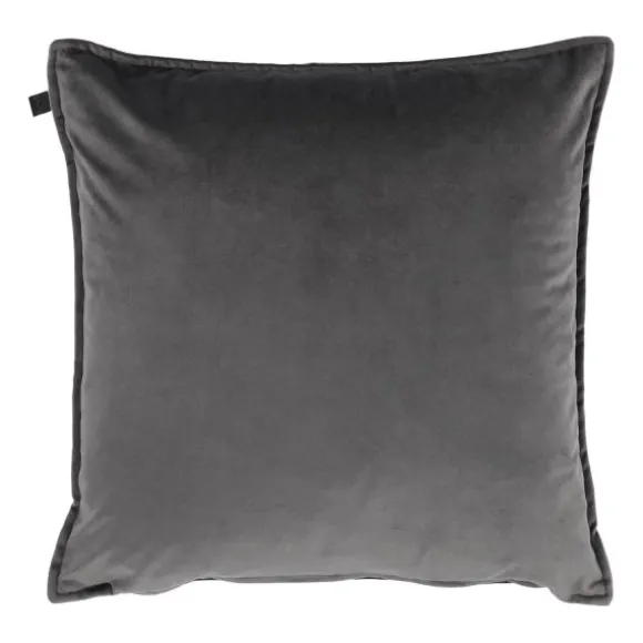 Overseas Middlestitch Kussen - 60 x 60 cm– Velours – Beige