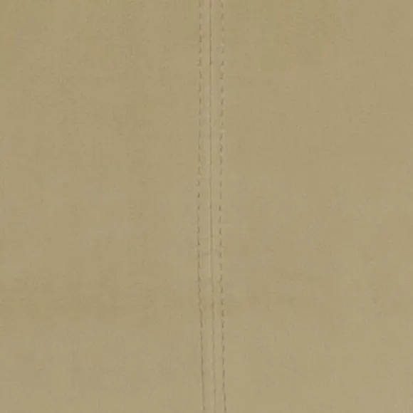 Overseas Middlestitch Kussen - 60 x 60 cm– Velours – Beige
