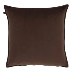 Overseas Middlestitch Kussen - 60 x 60 cm– Velours – Beige