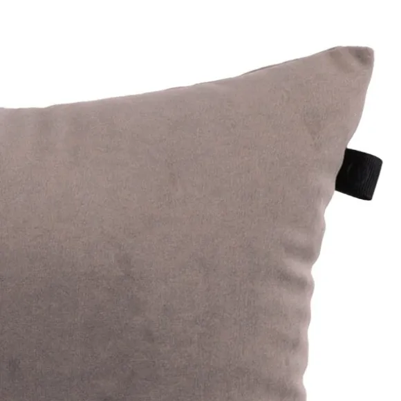 Overseas Velours Button Kussen - Rose Dust