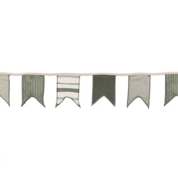 Overseas Vlaggenlijn - Soft Green - 260 cm