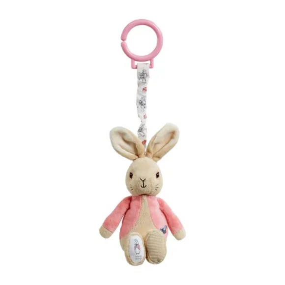 Pieter Konijn Flopsy Rammelaar - Met Ring - 18,5 cm