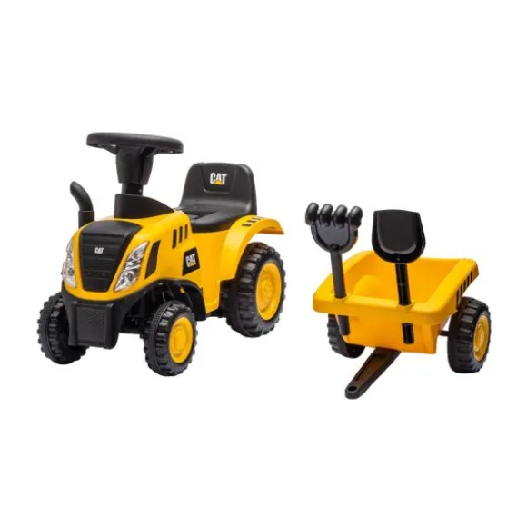 Puck CAT Tractor Loopauto met Aanhanger