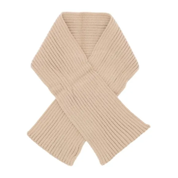 Puck Knit Pompom Muts - Woolwhite