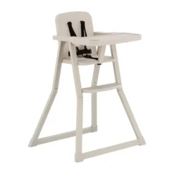 Puck Plain Kinderstoel Zwart