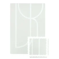 Puck Playmat Lines - Green Sandy