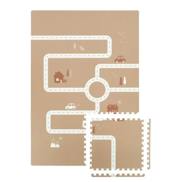 Puck Playmat Road - Sandy Blue