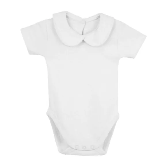 Rapife Romper Korte Mouw Met Kraag White Mt. 50