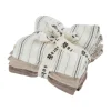 Sebra Hydrofiele Doeken - 3-pack - Cream Stripe Beige