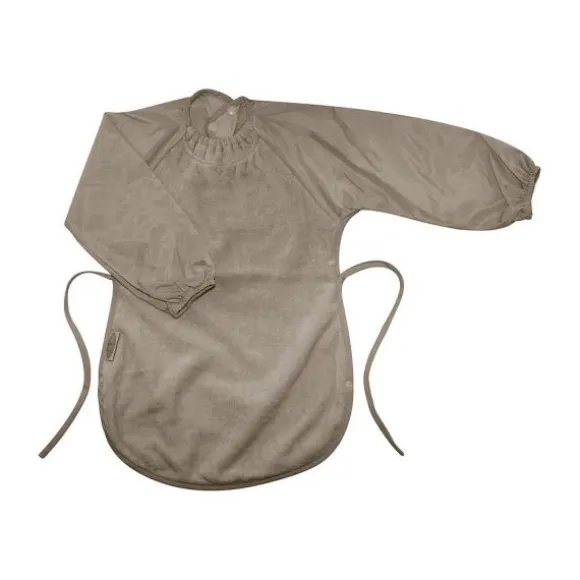 Silly Billyz Slabbetje - Towel Messy Eater - Taupe