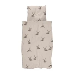 Snurk Bunny Dekbedovertrek – 140 x 200/220 cm – Beige