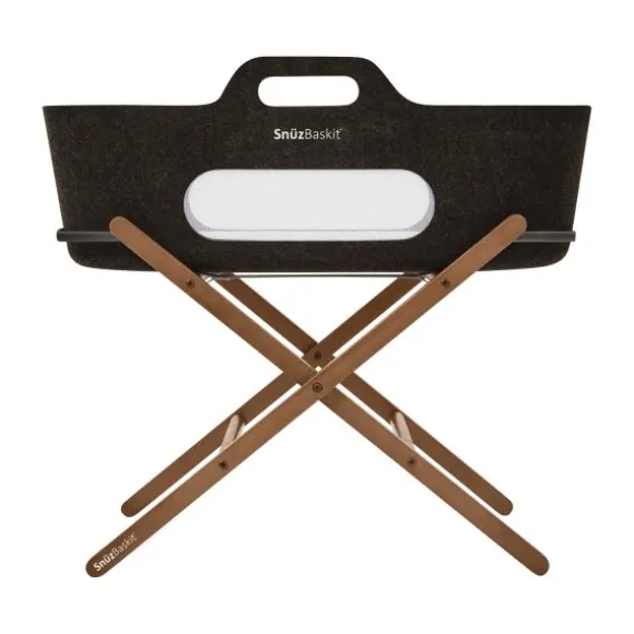Snuz SnüzBaskit Moses Basket + Stand Set - Dove/Light Grey/Grey