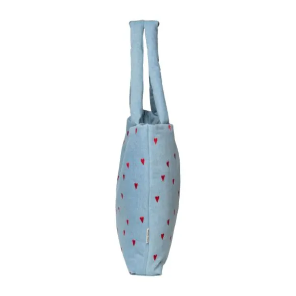 Studio Noos Mom Bag - Denim Hearts
