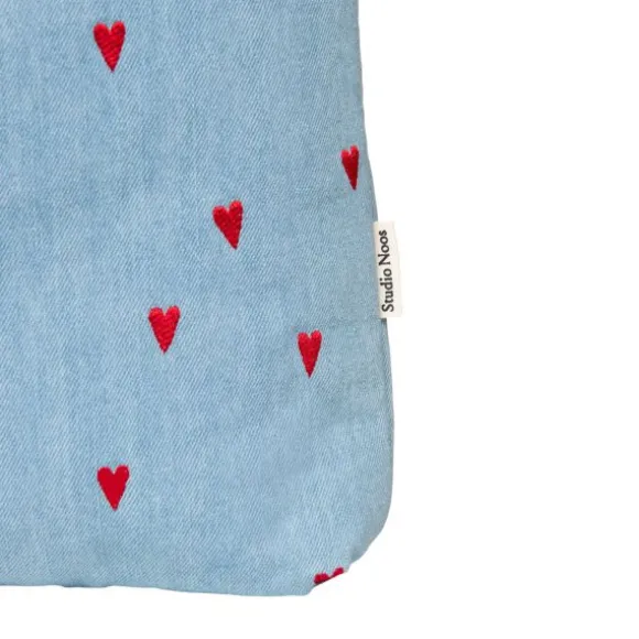 Studio Noos Mom Bag - Denim Hearts